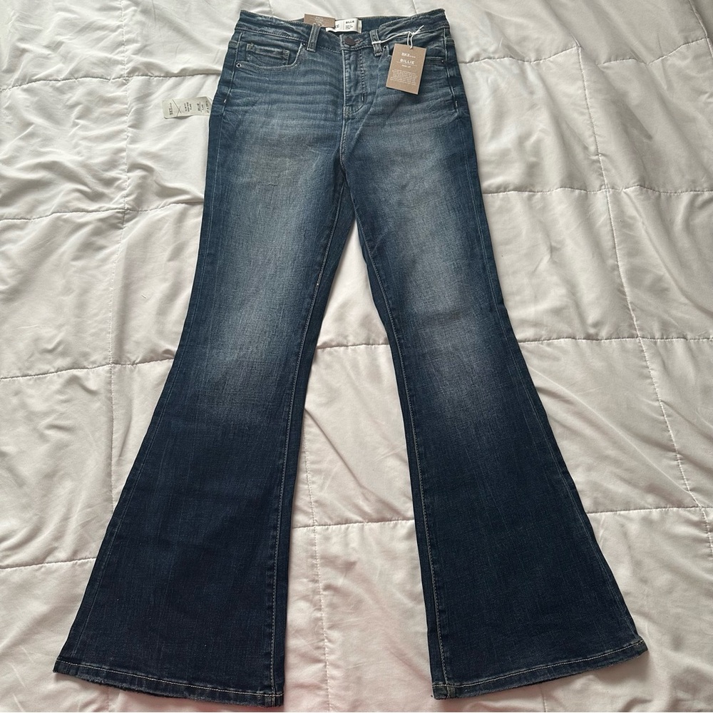 BKE Dark Blue Flare Jeans 27x29 1/2